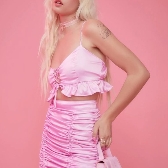 By the Banks Satin Skirt Set - Picture 6 of 10